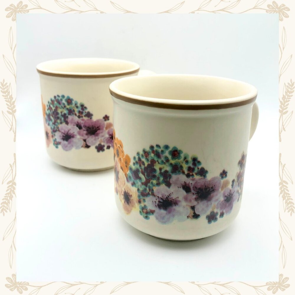 Johnson Brothers Gossamer Pattern Mugs